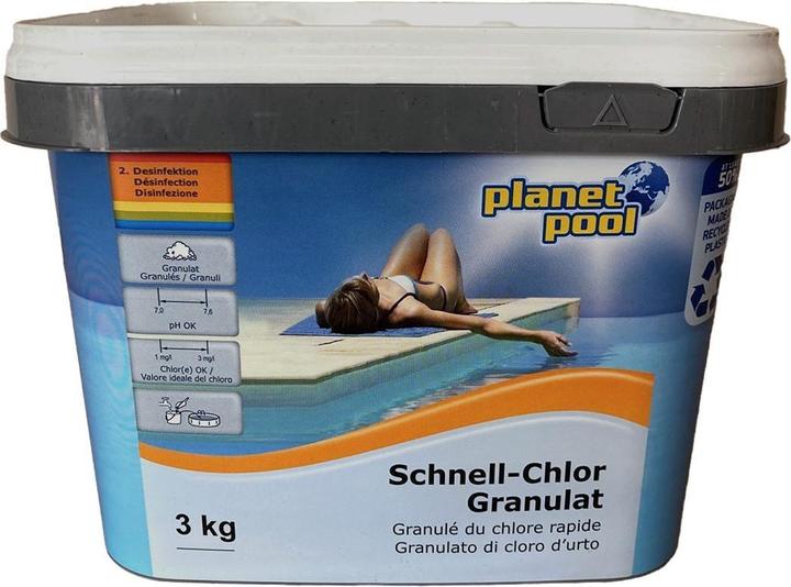 Planet Pool Schnell-Chlor-Granulat (3140 g)