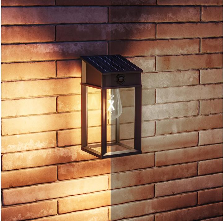 Productafbeelding Philips Lighting Geri 929004632601 Solar-Aussenwandleuchte 3.2 W Warmweiss Schwa (500 lm, IP44)