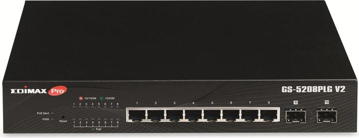 Image du produit edimax Switch Pro 8x GE GS-5208PLG V2 POE (8 Ports)
