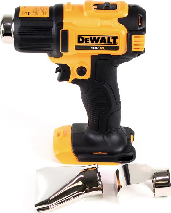 Produktbild DeWalt DCE 530 D1 Akku Heissluftpistole 18V 530°C + 1x Akku 2,0Ah + 1x Lader + Flächen- und