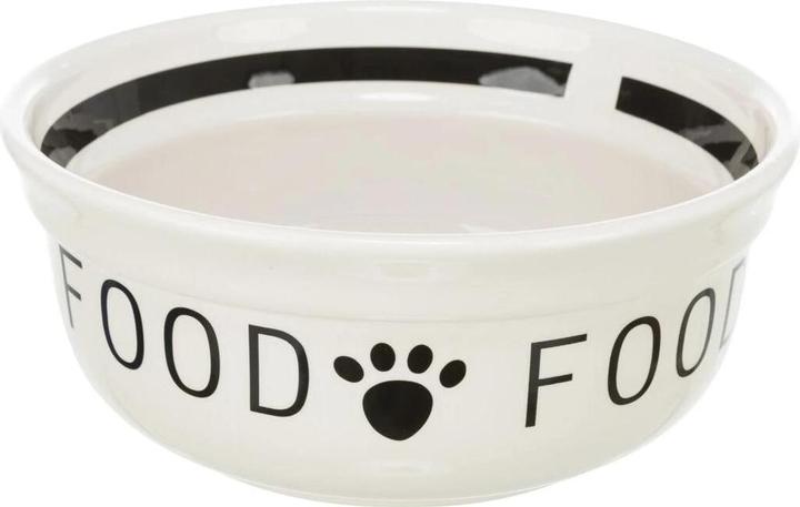 Productafbeelding Trixie Voerbak Hond Voedings Keramiek Wit/Zwart - 600 Ml 15 Cm (0.60 l)