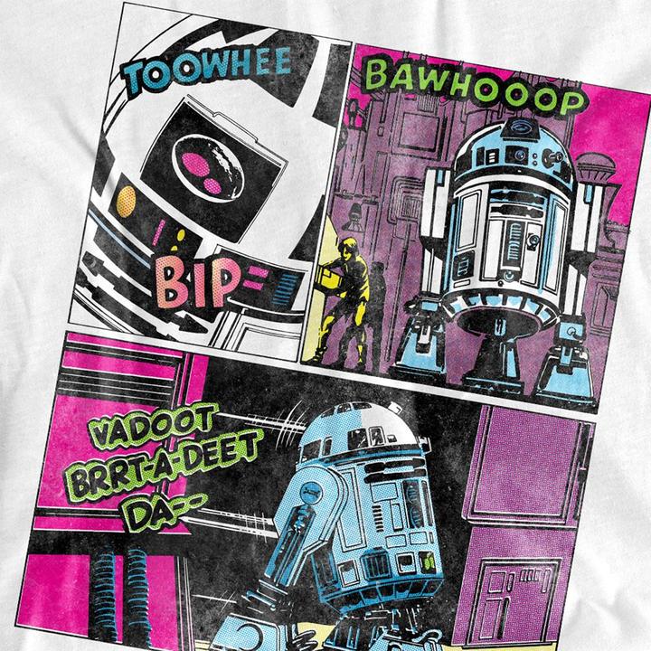 Actual product image Star Wars Unisex Adult To The Rescue R2-D2 T-Shirt (XXL)