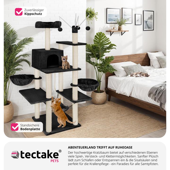 Produktbild tectake Lilou (165 cm, Schwarz)