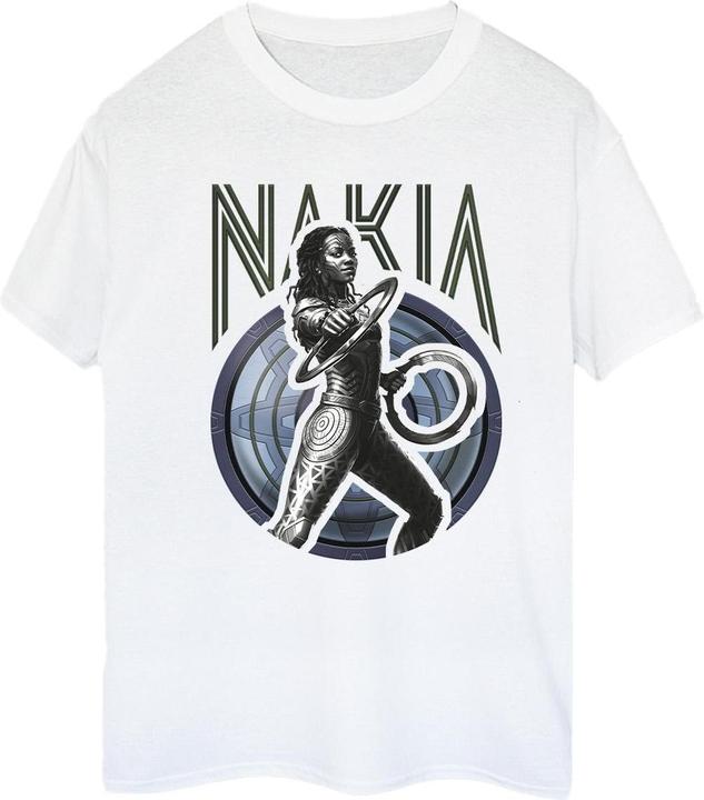 Wakanda Forever Nakia Shield TShirt (L)