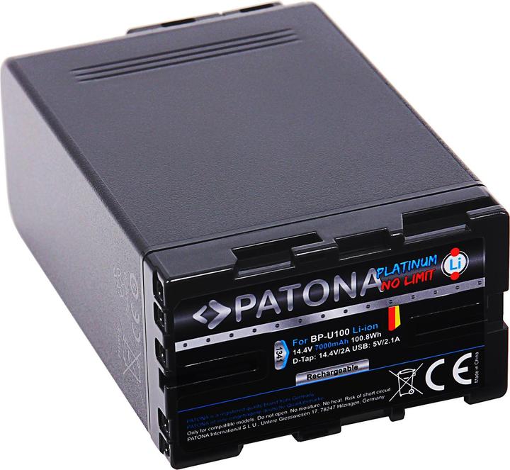 Produktbild Patona Platinum Akku Sony BP-U100 (Kamera Akku)