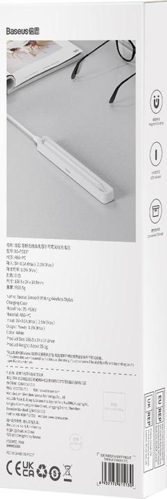 Actual product image Baseus Wireless charging case for Smooth Writing Stylus (white)