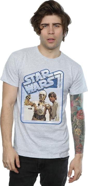 Immagine prodotto Star Wars Luke Skywalker And C-3PO Maglietta Uomo (S)