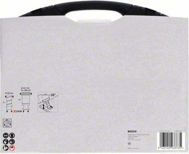 Produktbild Bosch Professional Zubehör PRO Ceramic dry X-Lock Bohrkronen-Set, 68 x 33, 51 x 33, 35 x 33, 25 x 33, 20 x 33 mm, 5-tlg. (68 mm, 20 mm, 35 mm, 51 mm, 25 mm)