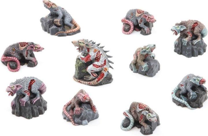 Image du produit Tabletop-Art Meute de rats zombies (10) (Métal)