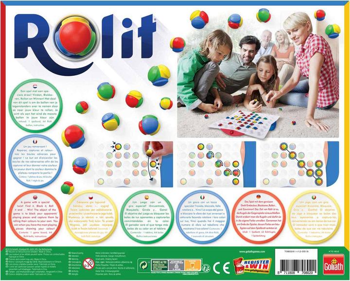 Actual product image Goliath Toys Rolit (French, English, German, Italian, Dutch, Portuguese)