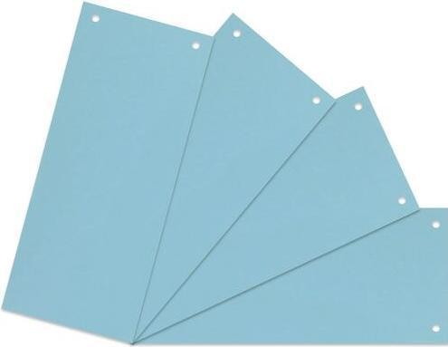 Image du produit Niceday Intercalaires vierges 10,5 x 24 cm Bleu Boîte en carton