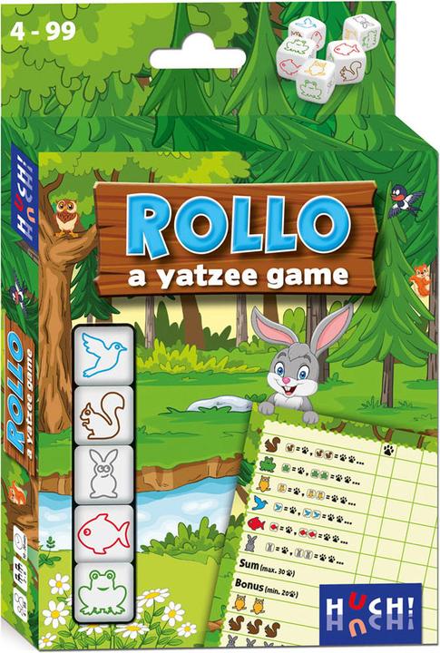 Productafbeelding Asmodée Rollo - Yatzee Dieren (Meertalig)