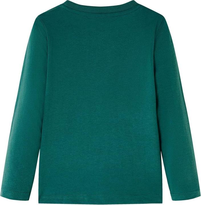 Immagine prodotto VidaXL Camicia a maniche lunghe per bambini verde 140,Materiale: 100 (140)
