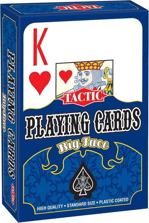 Tactic Big Faces Speelkaarten