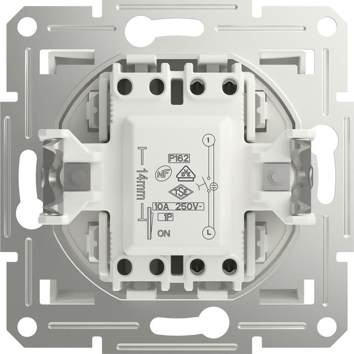 Actual product image Schneider Electric Push-button Asfora White (RAL 9003) EPH1670121D