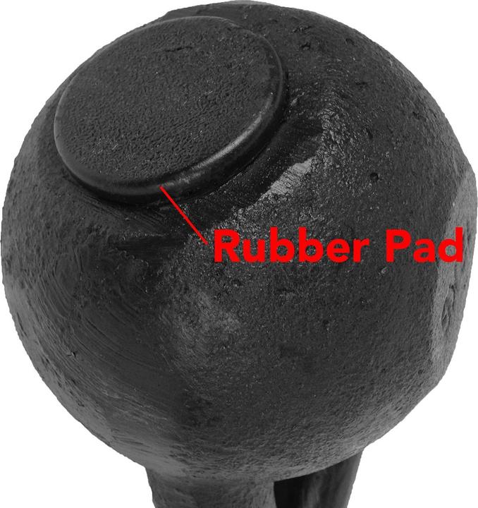 Image du produit Tunturi Gusseisen Kettlebell mit Gummi Boden (1 x 12 kg)