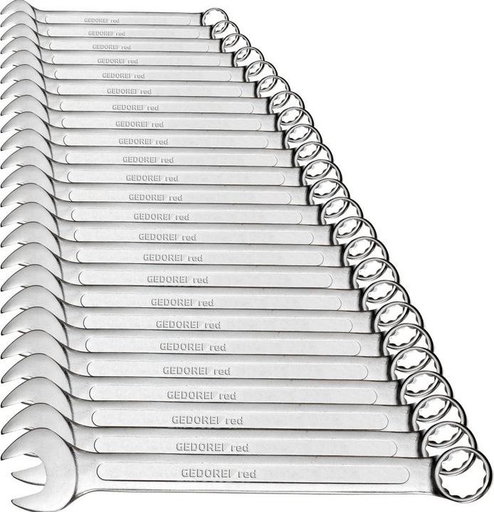 Produktbild Gedore Red Ring-Maulschlüssel-Satz (32 mm, 6 mm, 7 mm, 8 mm, 9 mm, 10 mm, 11 mm, 12 mm, 13 mm, 14 mm, 15 mm, 16 mm, 17 mm, 18 mm, 19 mm, 20 mm, 21 mm, 22 mm, 23 mm, 24 mm, 26 mm, 27 mm, 28 mm, 30 mm)