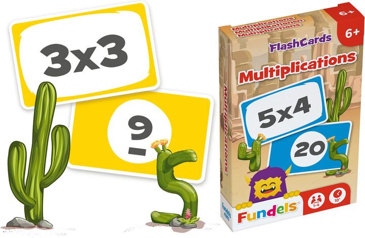 Actual product image Cartamundi Fundels Kaartspel - Leren Vemenigvuldigen (German, French, Italian)