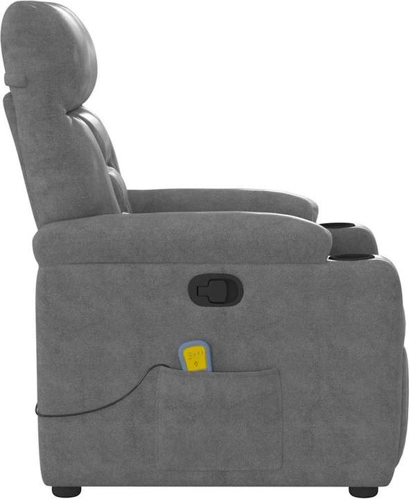 Produktbild VidaXL Massagesessel Dunkelgrau Mikrofasergewebe