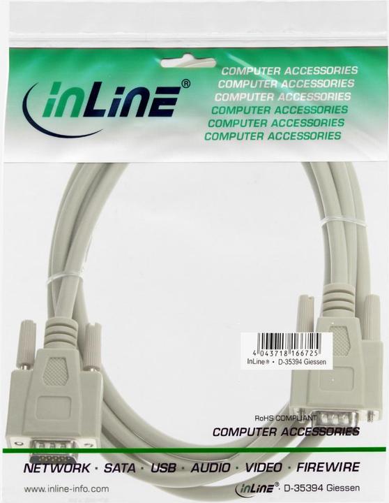 Actual product image InLine Kabelis D-Sub (VGA) - D-Sub (VGA) 5m cable (17712D) (5 m, VGA)
