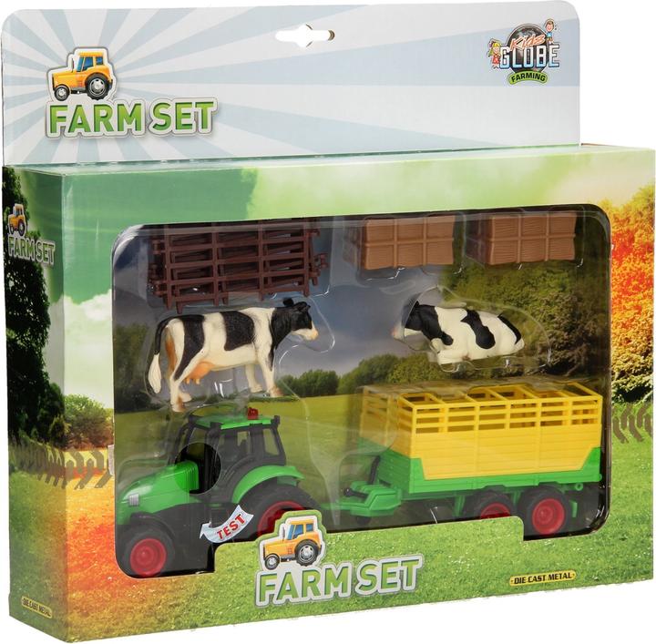 Actual product image Kids Globe Farming Tractor corset with accessories 1:32
