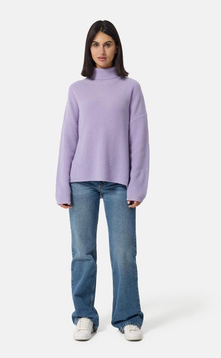 Actual product image Cash-Mere Wolle Kaschmir Oversize Style Rollkragen Pullover (S)