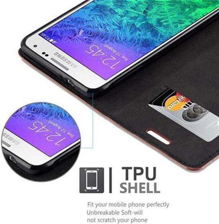 Produktbild Cadorabo Book Invisible Magnet Cover (Samsung Galaxy Alpha)