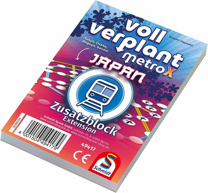 Produktbild Schmidt Spiele Voll verplant Zusatzblock Japan (Deutsch)