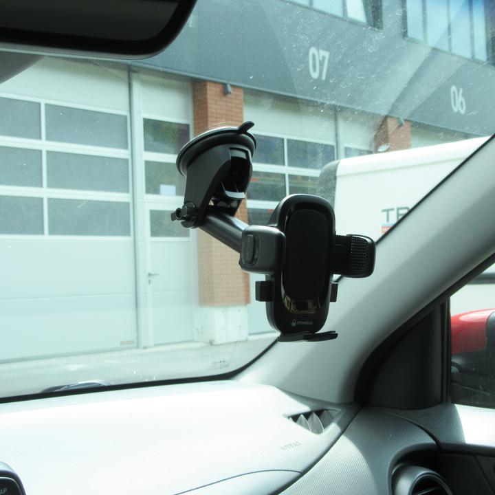 Actual product image PhoneLook Universal robust 360 degree car phone holder for windscreen & dashboard