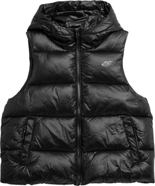 4F Damen Daunenweste F092 tiefschwarz SS23TDJAF092 20S (M) (20)