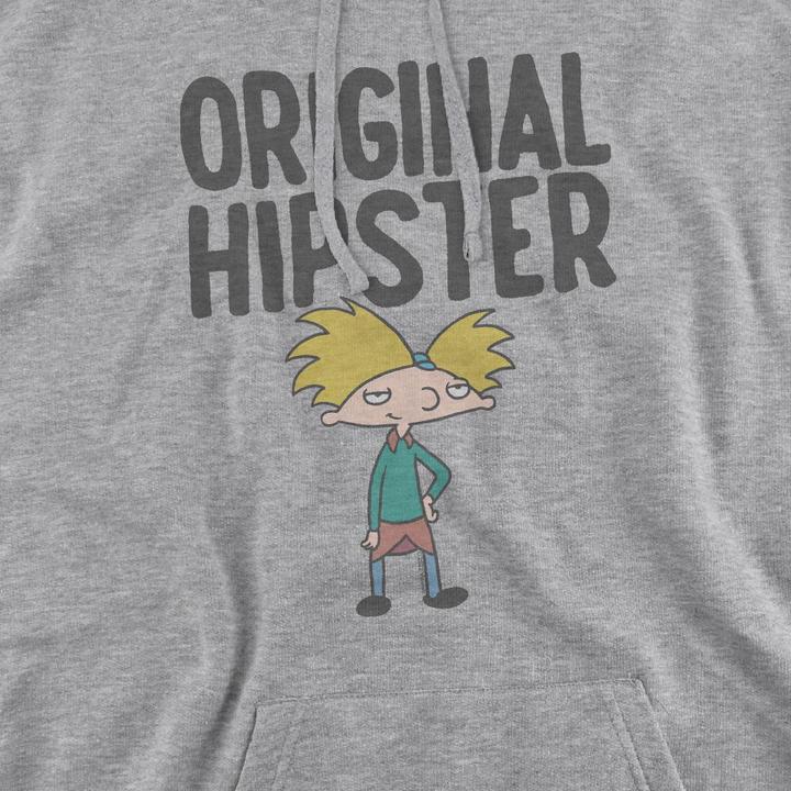 Immagine prodotto Hey Arnold! Original Hipster Felpa con Cappuccio Uomo (L)
