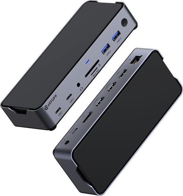 Image du produit eSTUFF Triple USB-C Docking Station (USB-C, 3 Ports)