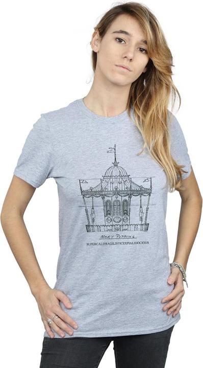 Produktbild Disney Mary Poppins Carousel Sketch TShirt (XL)
