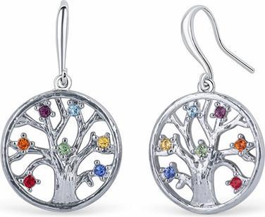 Immagine prodotto Crystalp Orecchini svolazzanti con cristalli Chakra Tree of life 40093.MLT. R