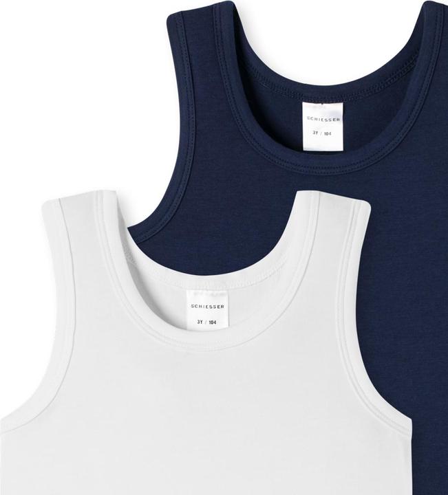 Immagine prodotto Schiesser Confezione da 4 magliette per ragazzi in cotone organico 95/5 (92)