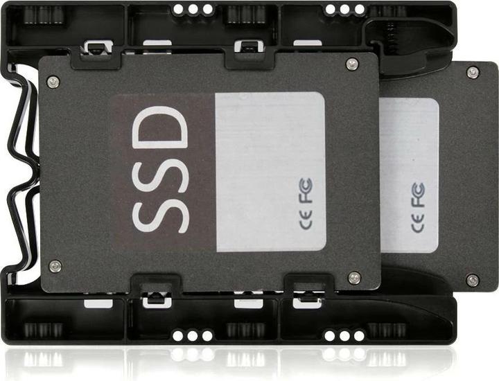 Actual product image Icy Dock SSD frame 2x2.5" in 3.5" bay