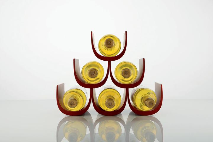 Image du produit Alessi Cage à bouteille Noè (34.5 x 15.5 x 30 cm)