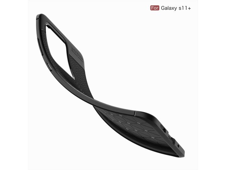 Actual product image Screenguard Samsung Galaxy S20 Ultra Case Leather Design TPU Cover (Samsung Galaxy S20 Ultra)