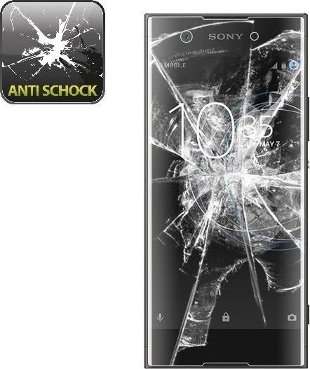 Produktbild Protectorking 2x Panzerfolie Anti-Shock HD Klar (2 Stück, Sony Xperia XA1)
