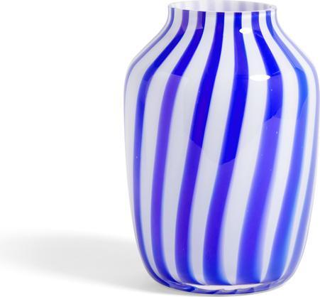 HAY Vase JUICE Navy Striped (1 x, 20 x 28 cm)