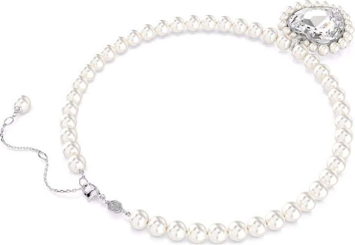 Actual product image Swarovski x Ariana Grande Halskette Kristallperle Herzschliff Herz Weiss Rhodiniert (Swarovski Metal)