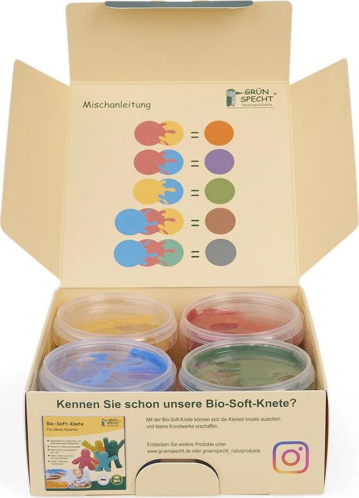 Produktbild Grünspecht Bio-Fingermalfarbe (Multicolor, 480 ml)