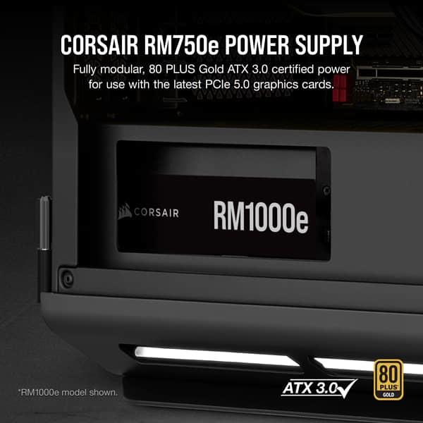 Actual product image Corsair RM750e ATX 3.0 (750 W)