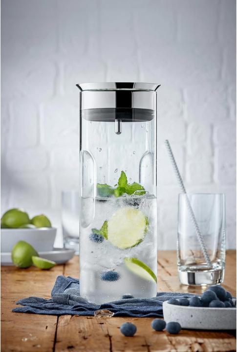 Produktbild WMF Wasserkaraffe 0,8l Griffmulde Glas Karaffe Motion CloseUp-Verschluss (0.80 l)