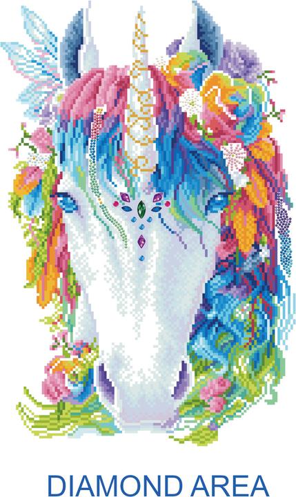Actual product image Diamond Dotz Diamond Painting Mystic Unicorn