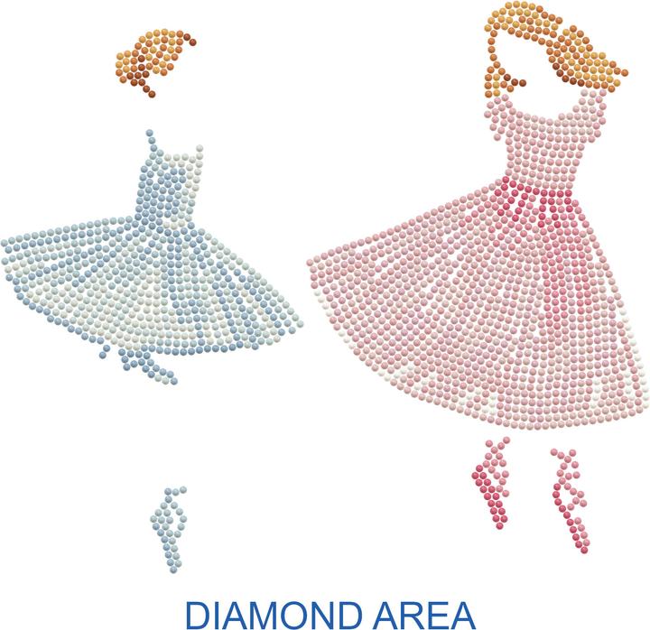 Actual product image Diamond Dotz Diamond Painting Ballet Babes