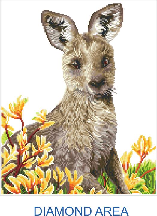 Produktbild Diamond Dotz Diamond Painting Kangaroo Paw