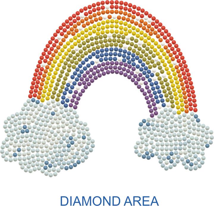 Image du produit Diamond Dotz Diamond Painting Rainbow Smile (peinture au diamant)