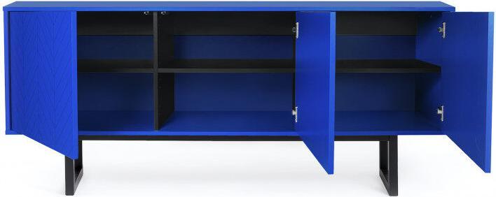 Produktbild Mr.Wood Sideboard Camden Herringbone Blue 175 x 75 cm (175 x 45 x 75 cm)