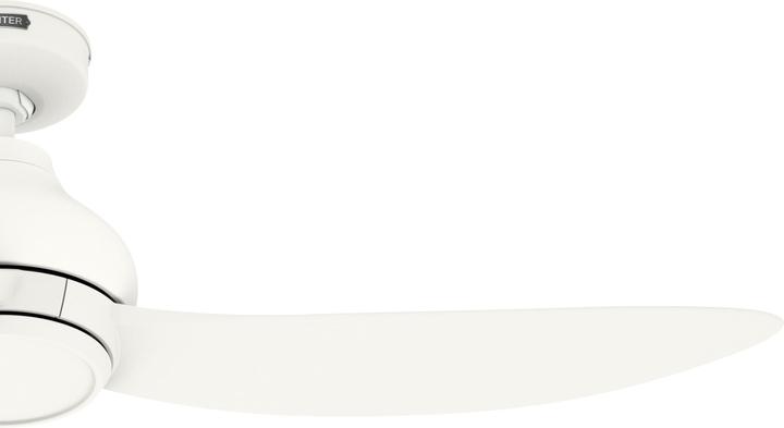 Produktbild Hunter Fans DC Deckenventilator Kaleidoscope Weiss mit Fernbedienung (44 dB)